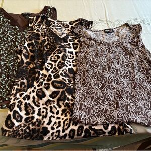 Set of Three Stylish Brown Tops!!